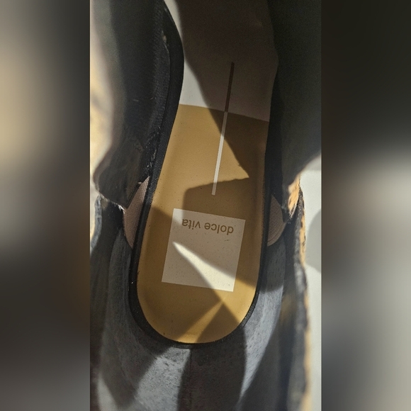 DOLCE VITA  Sonni Leopard Calf Hair Ankle Booties. Size 8.5 Like New - Picture 13 of 14